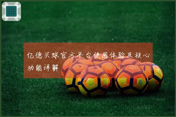 亿德买球官方平台使用体验及核心功能详解